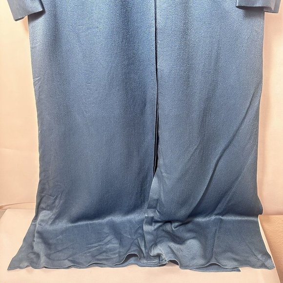 Massimo Dutti Dress Womens US 6/8 Green Silk Blend Long Shirt Limited Ed… - Picture 6 of 11